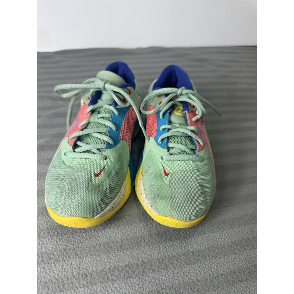 Nike Giannis Immortality 3 Basketball Shoes Mint Multicolor Youth Size 5Y